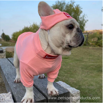 Pet appare french bulldog accessories hats dog clothes